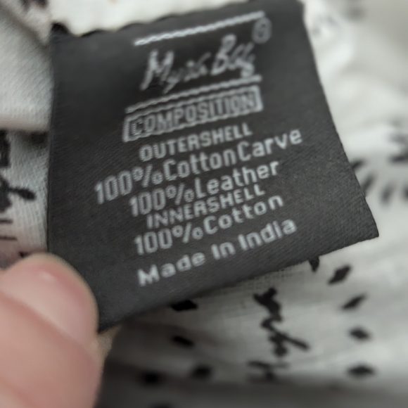 Myra Bag Canvas Floral Print Paisley Key Fob Large Tote Bag - Picture 15 of 16